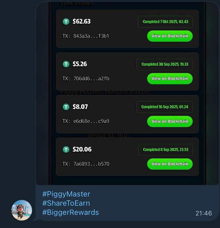 Piggy Master social proof 2